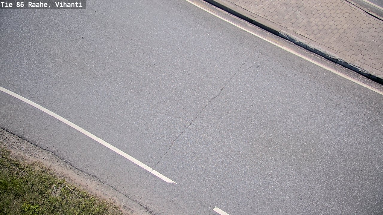 Weather Camera Image Väg 86 Raahe, Vihanti, Raahe, Pohjois-Pohjanmaa