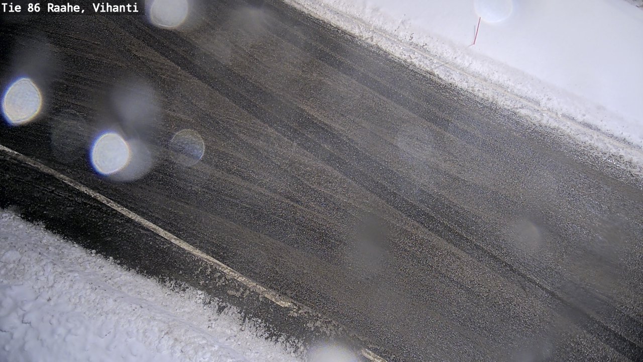 Weather Camera Image Väg 86 Raahe, Vihanti, Raahe, Pohjois-Pohjanmaa