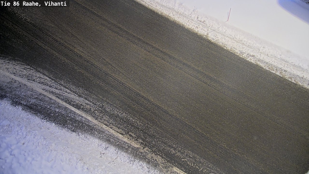 Weather Camera Image Väg 86 Raahe, Vihanti, Raahe, Pohjois-Pohjanmaa