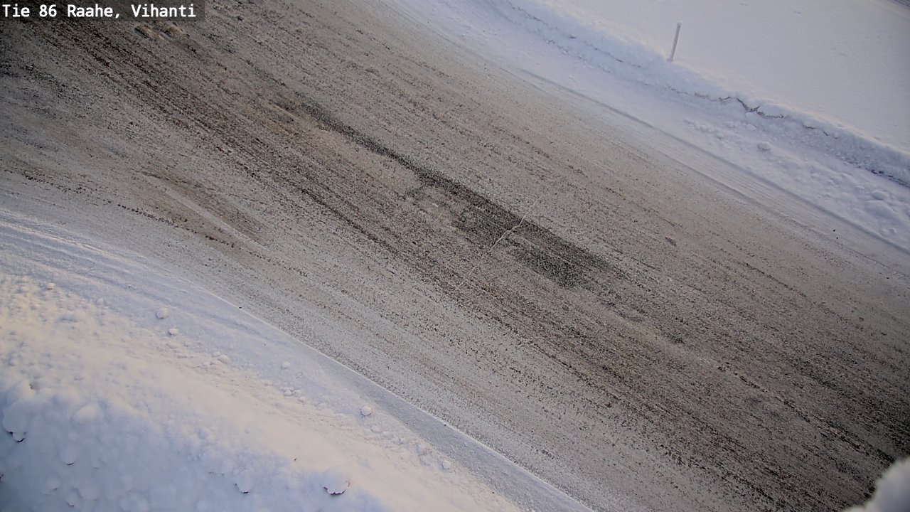 Weather Camera Image Road 86 Raahe, Vihanti, Raahe, Pohjois-Pohjanmaa