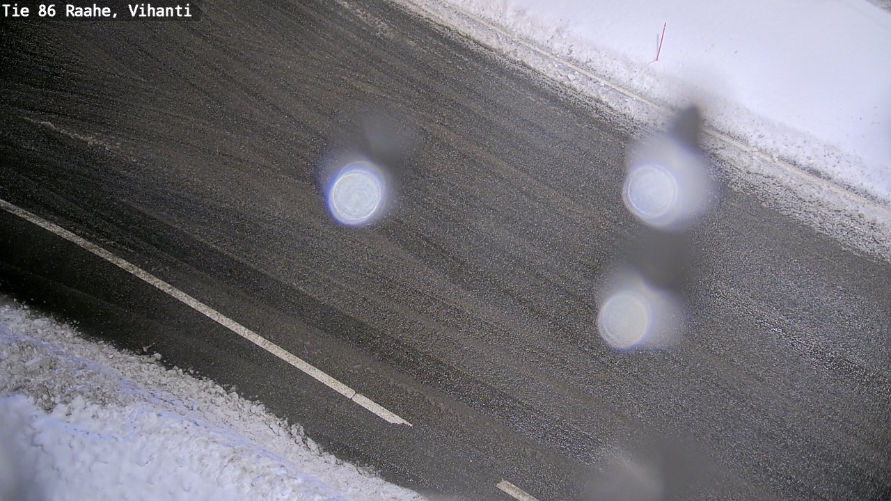 Weather Camera Image Väg 86 Raahe, Vihanti, Raahe, Pohjois-Pohjanmaa