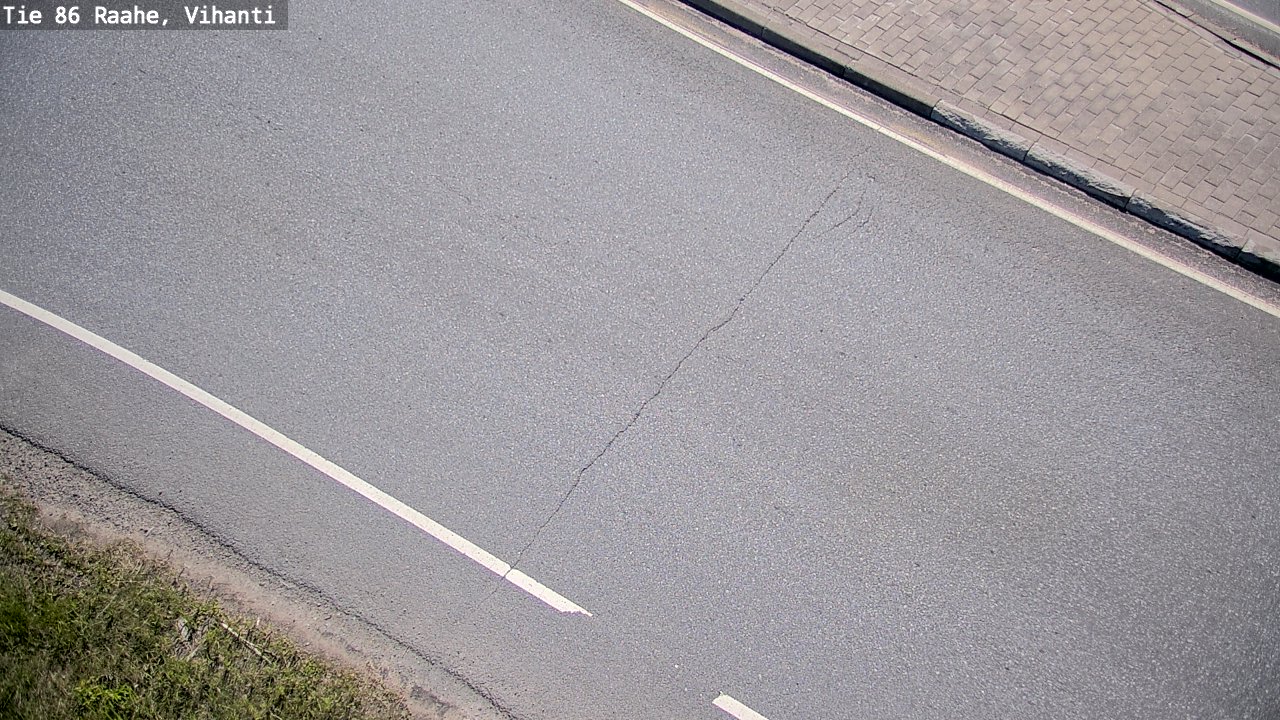 Weather Camera Image Väg 86 Raahe, Vihanti, Raahe, Pohjois-Pohjanmaa
