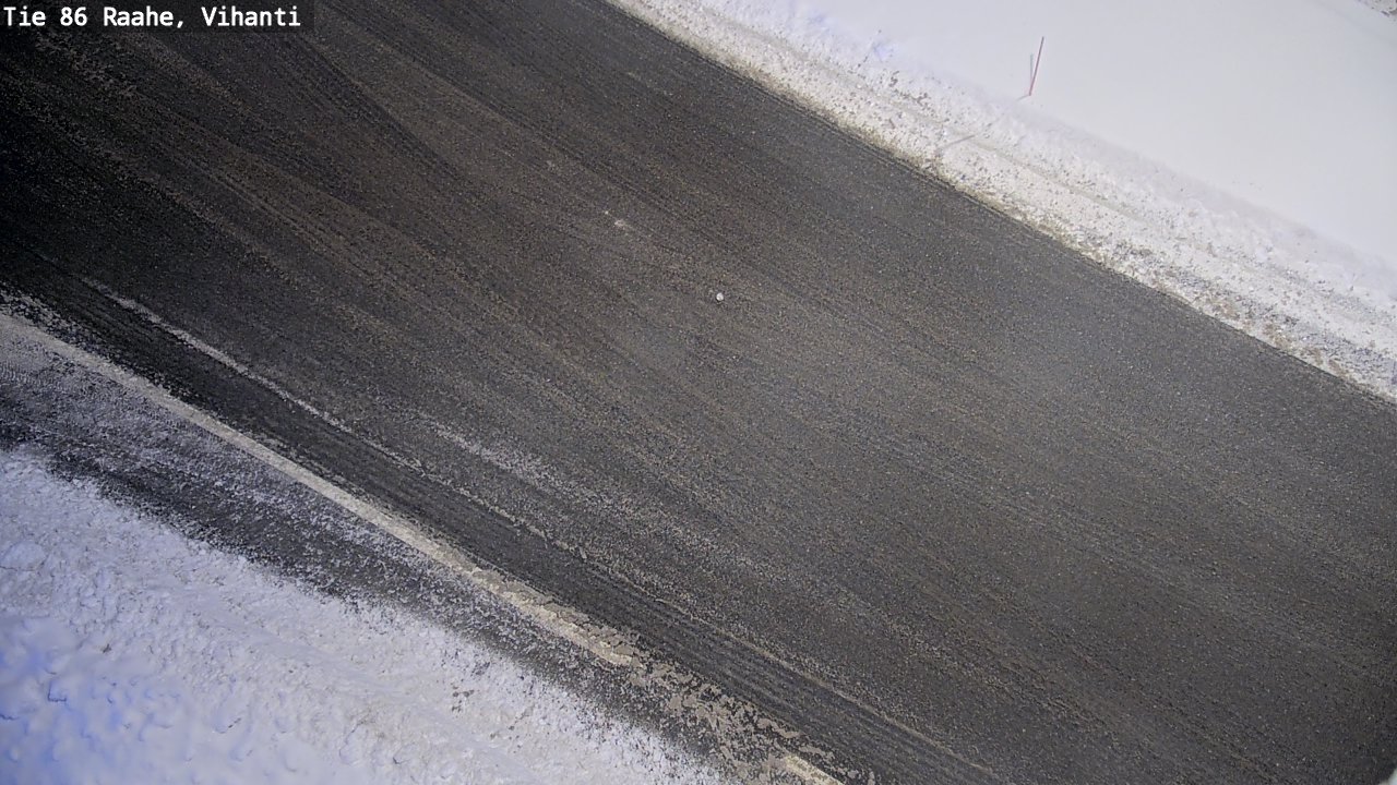 Weather Camera Image Väg 86 Raahe, Vihanti, Raahe, Pohjois-Pohjanmaa