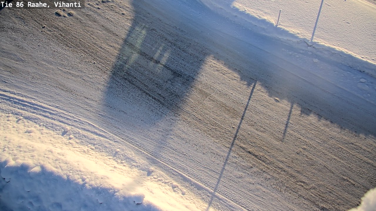 Weather Camera Image Road 86 Raahe, Vihanti, Raahe, Pohjois-Pohjanmaa
