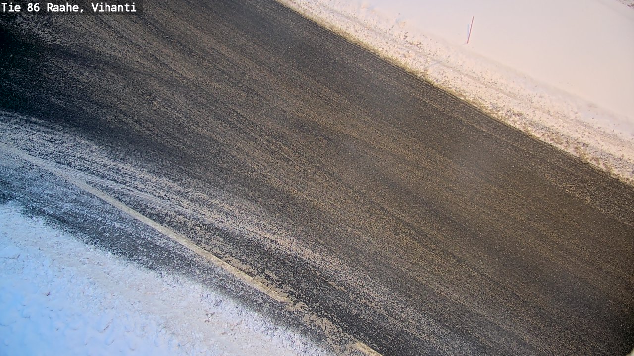 Weather Camera Image Väg 86 Raahe, Vihanti, Raahe, Pohjois-Pohjanmaa