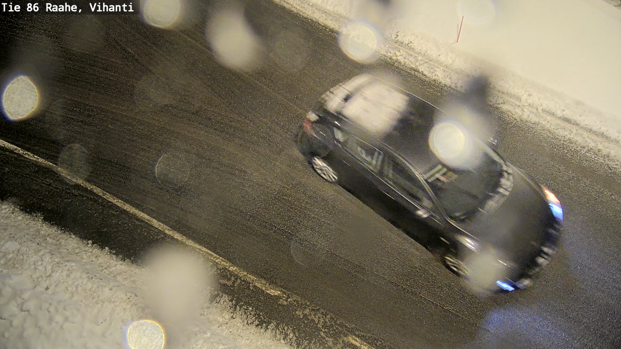 Weather Camera Image Väg 86 Raahe, Vihanti, Raahe, Pohjois-Pohjanmaa