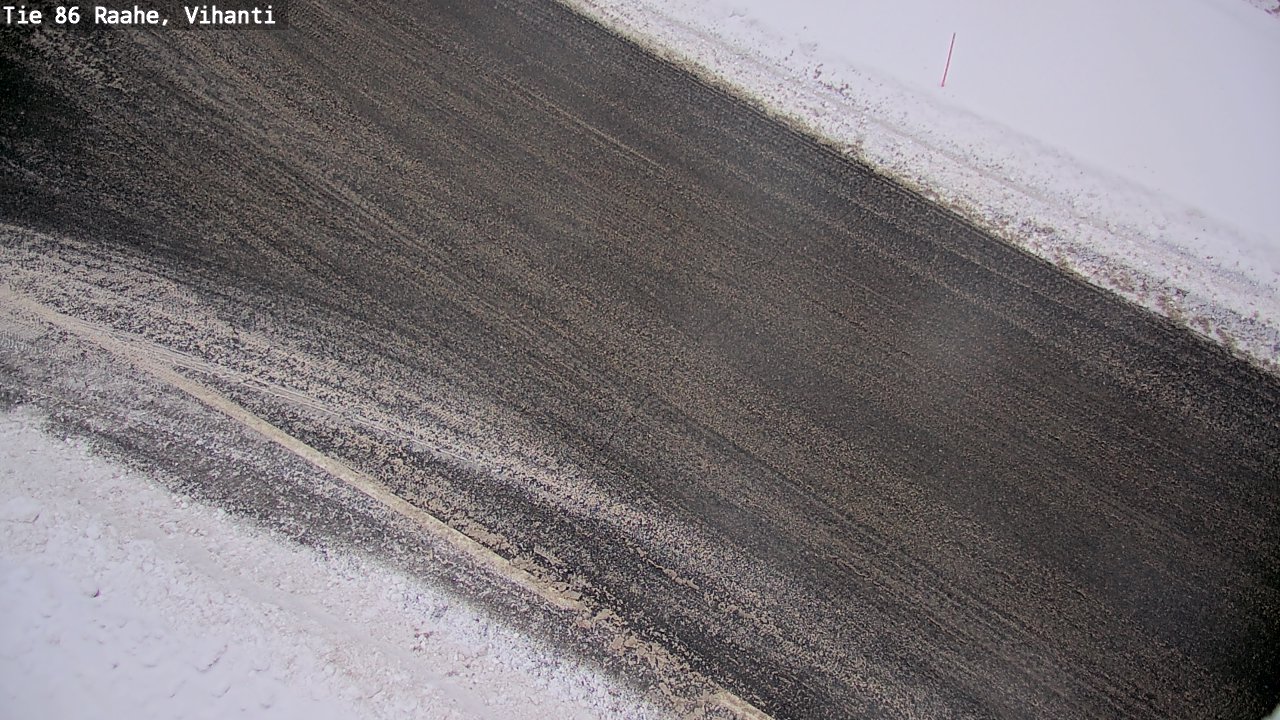 Weather Camera Image Väg 86 Raahe, Vihanti, Raahe, Pohjois-Pohjanmaa
