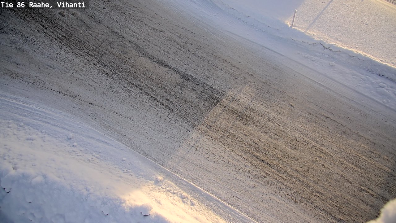 Weather Camera Image Road 86 Raahe, Vihanti, Raahe, Pohjois-Pohjanmaa
