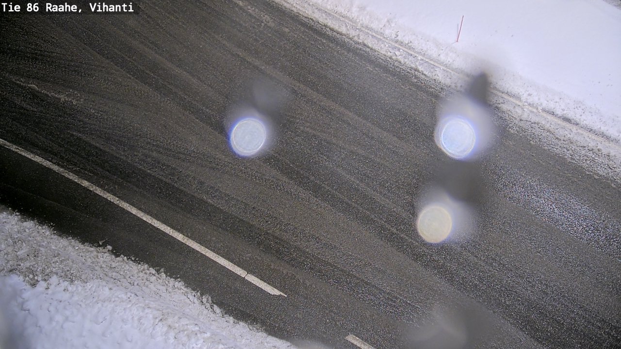 Weather Camera Image Väg 86 Raahe, Vihanti, Raahe, Pohjois-Pohjanmaa