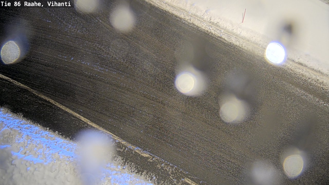 Weather Camera Image Väg 86 Raahe, Vihanti, Raahe, Pohjois-Pohjanmaa
