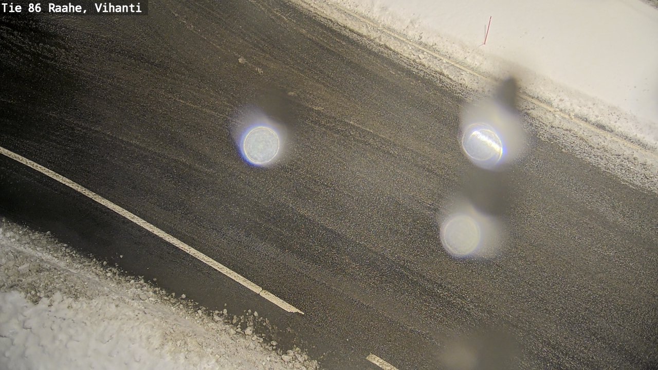 Weather Camera Image Väg 86 Raahe, Vihanti, Raahe, Pohjois-Pohjanmaa