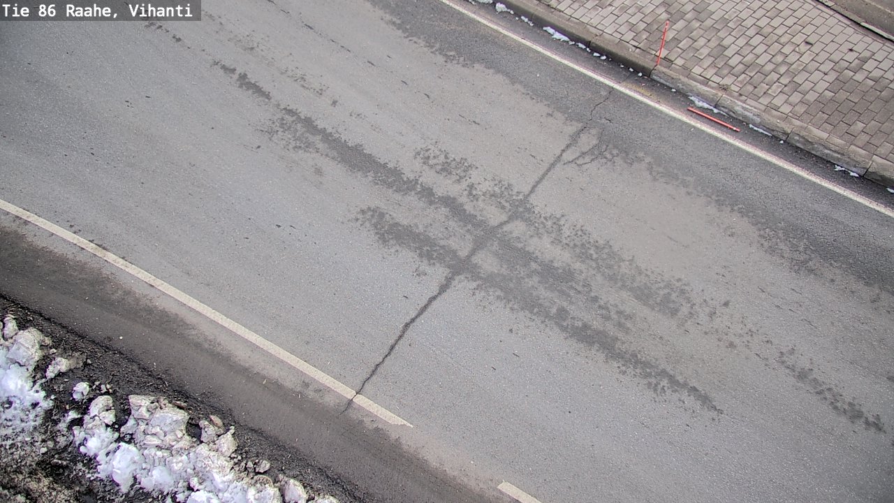 Weather Camera Image Väg 86 Raahe, Vihanti, Raahe, Pohjois-Pohjanmaa