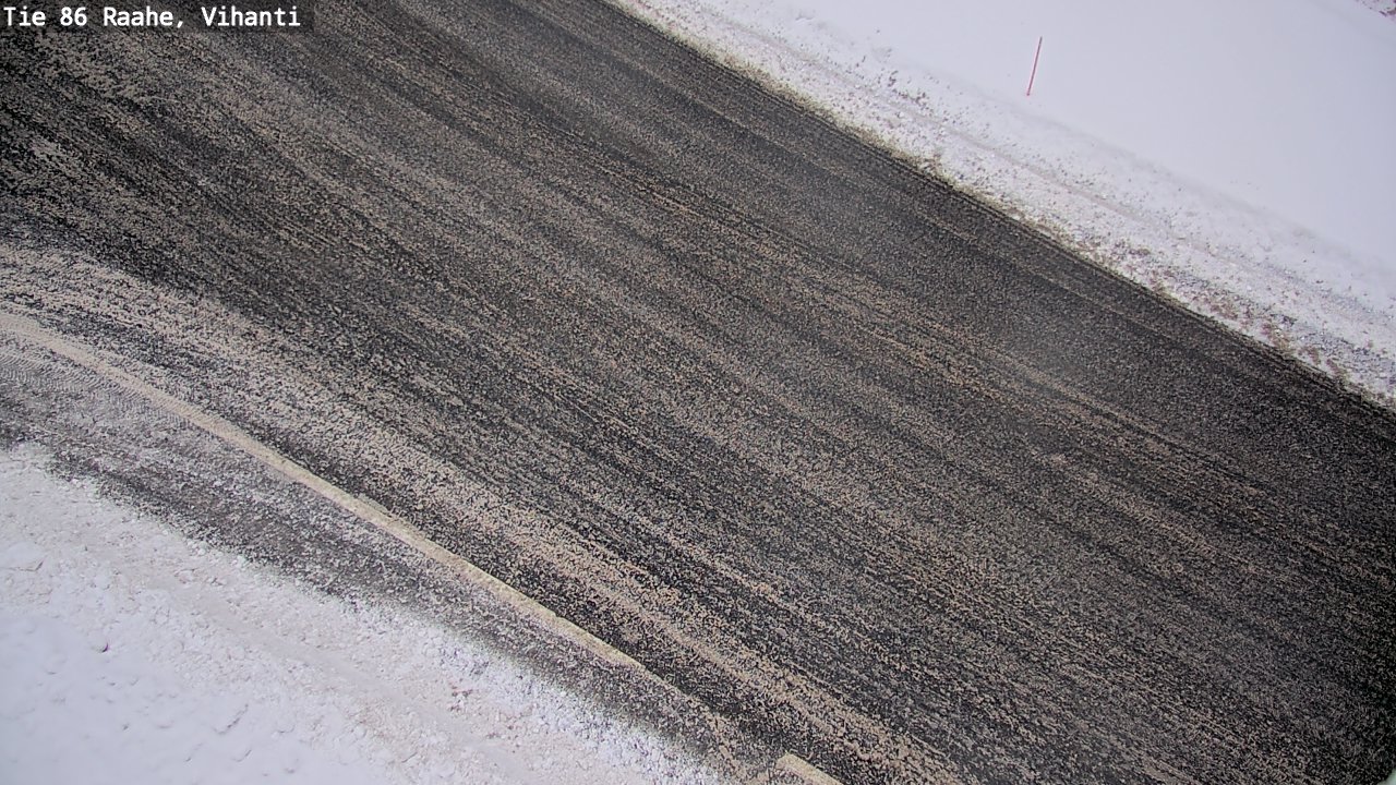 Weather Camera Image Väg 86 Raahe, Vihanti, Raahe, Pohjois-Pohjanmaa
