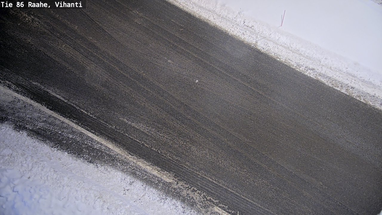 Weather Camera Image Väg 86 Raahe, Vihanti, Raahe, Pohjois-Pohjanmaa