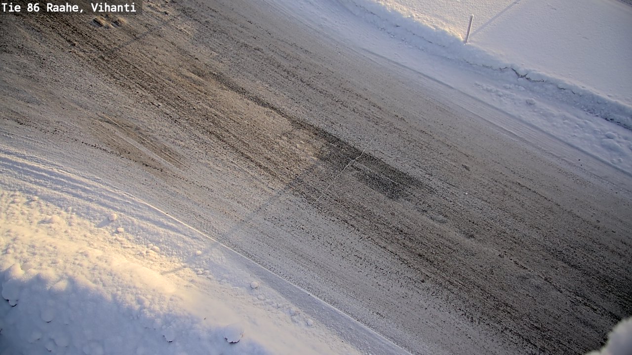 Weather Camera Image Road 86 Raahe, Vihanti, Raahe, Pohjois-Pohjanmaa