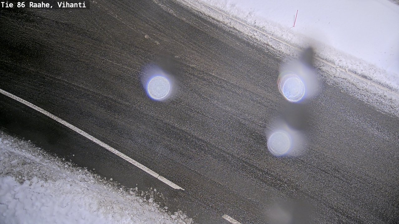 Weather Camera Image Väg 86 Raahe, Vihanti, Raahe, Pohjois-Pohjanmaa