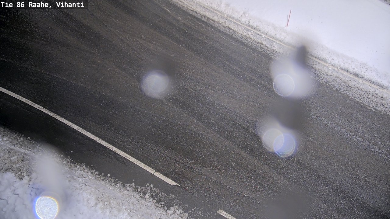 Weather Camera Image Väg 86 Raahe, Vihanti, Raahe, Pohjois-Pohjanmaa