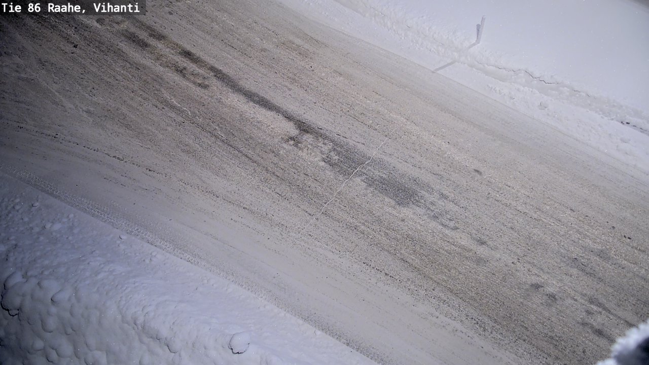 Weather Camera Image Väg 86 Raahe, Vihanti, Raahe, Pohjois-Pohjanmaa