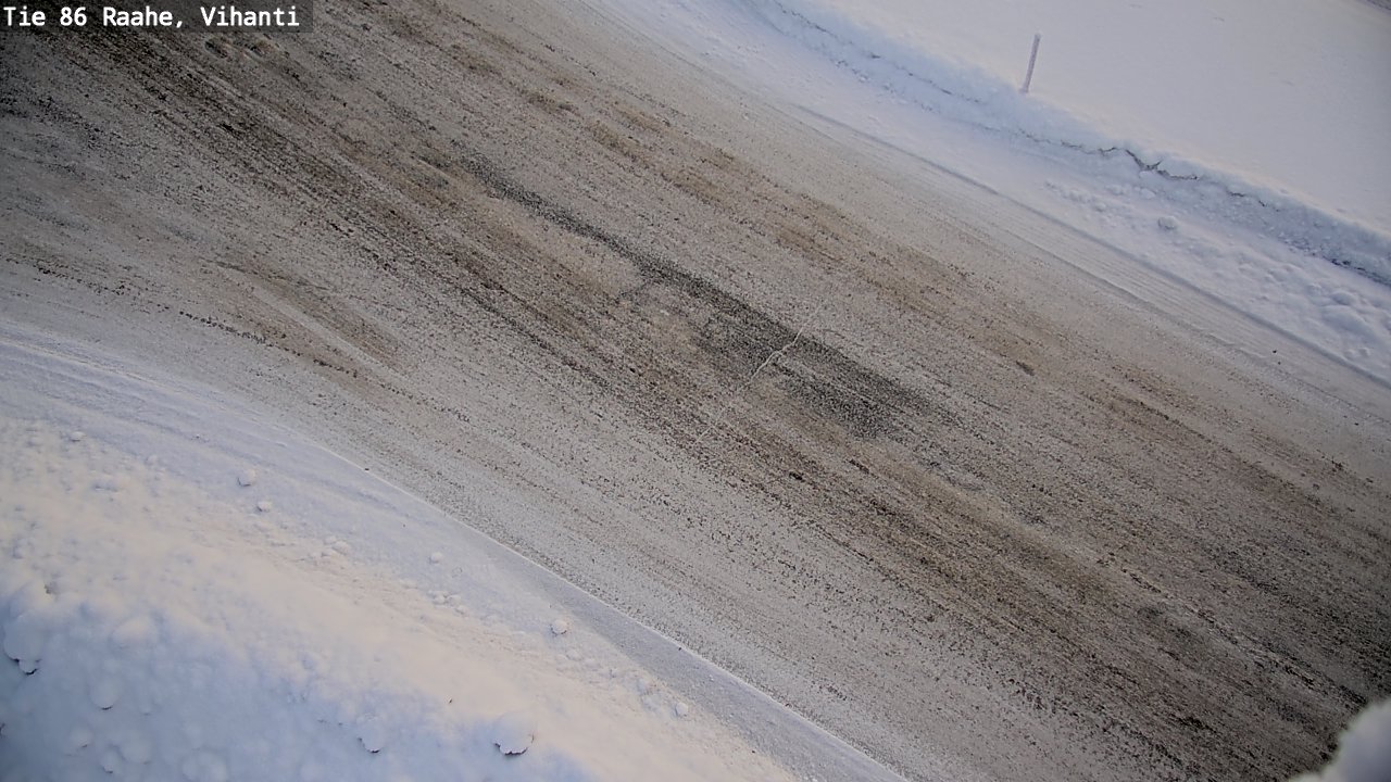 Weather Camera Image Road 86 Raahe, Vihanti, Raahe, Pohjois-Pohjanmaa