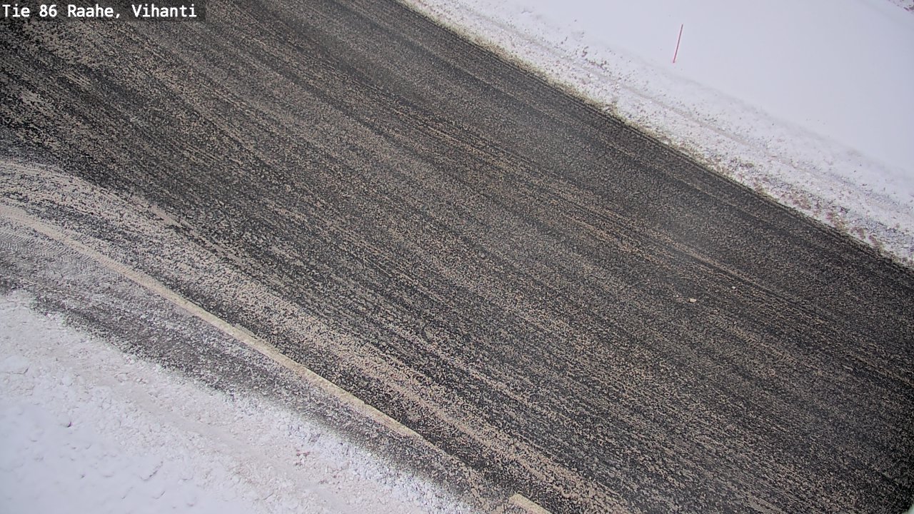Weather Camera Image Väg 86 Raahe, Vihanti, Raahe, Pohjois-Pohjanmaa