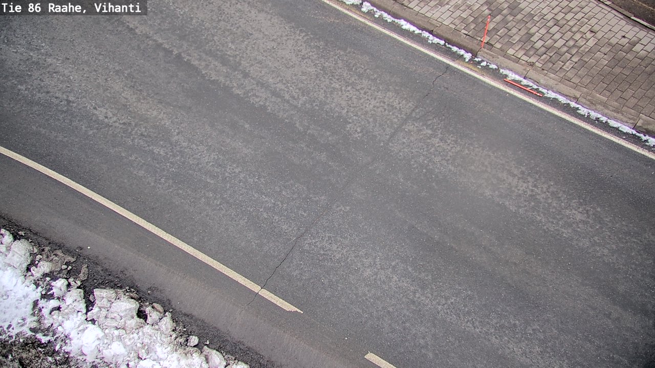 Weather Camera Image Väg 86 Raahe, Vihanti, Raahe, Pohjois-Pohjanmaa