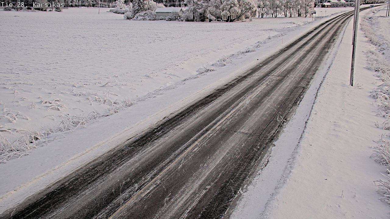 Kelikamerat Kuva Tie 28 Haapavesi, Karsikas, Haapavesi, Pohjois-Pohjanmaa