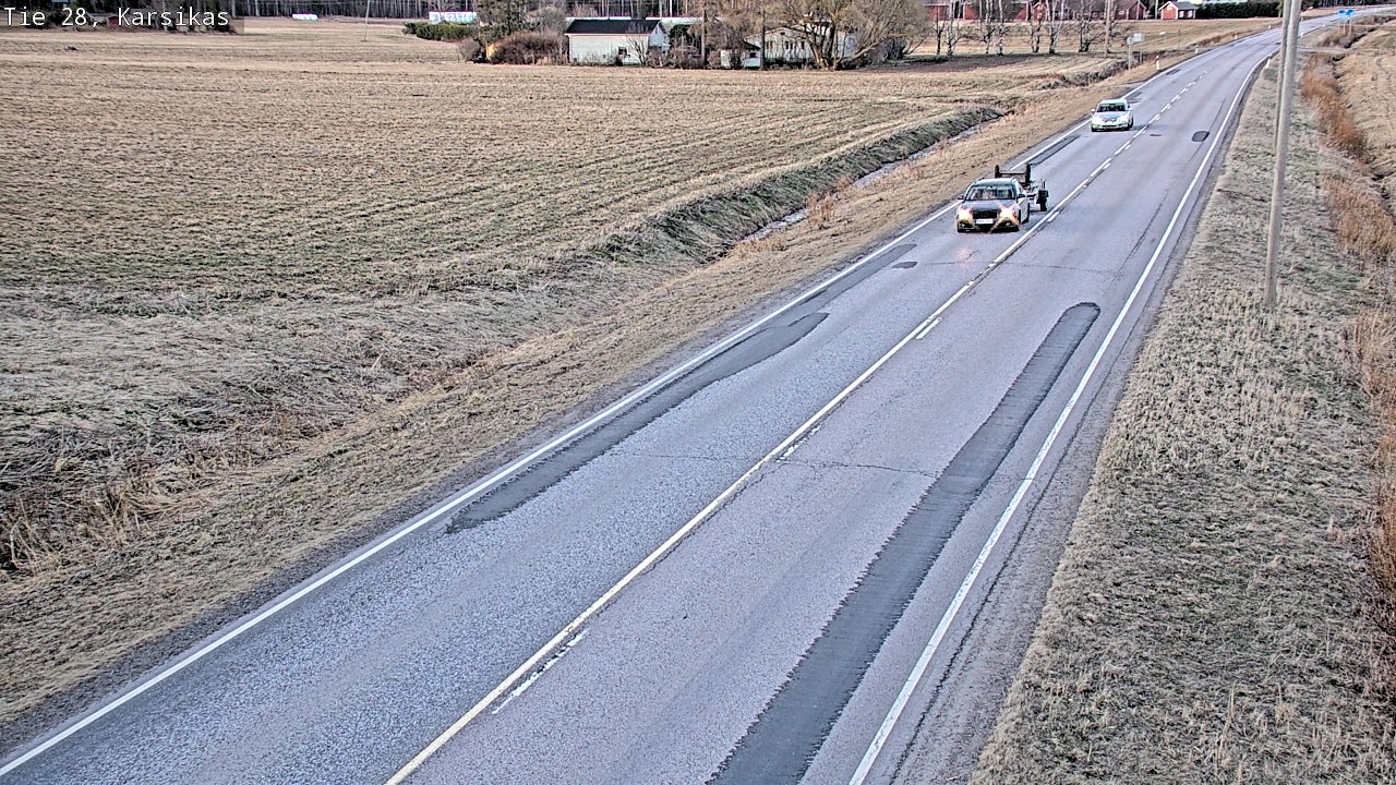 Weather Camera Image Väg 28 Haapavesi, Karsikas, Haapavesi, Pohjois-Pohjanmaa