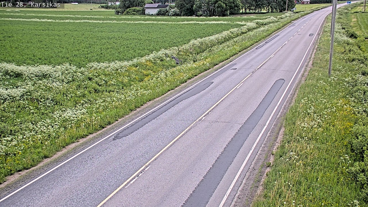 Kelikamerat Kuva Tie 28 Haapavesi, Karsikas, Haapavesi, Pohjois-Pohjanmaa