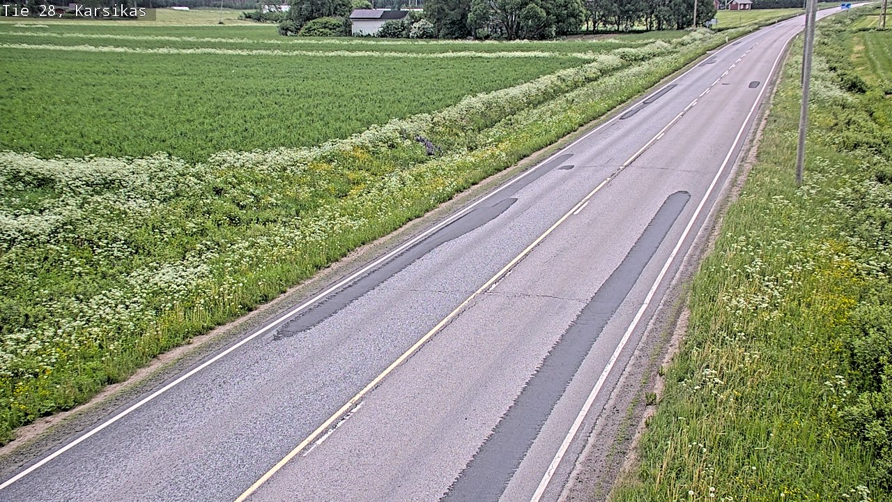 Kelikamerat Kuva Tie 28 Haapavesi, Karsikas, Haapavesi, Pohjois-Pohjanmaa