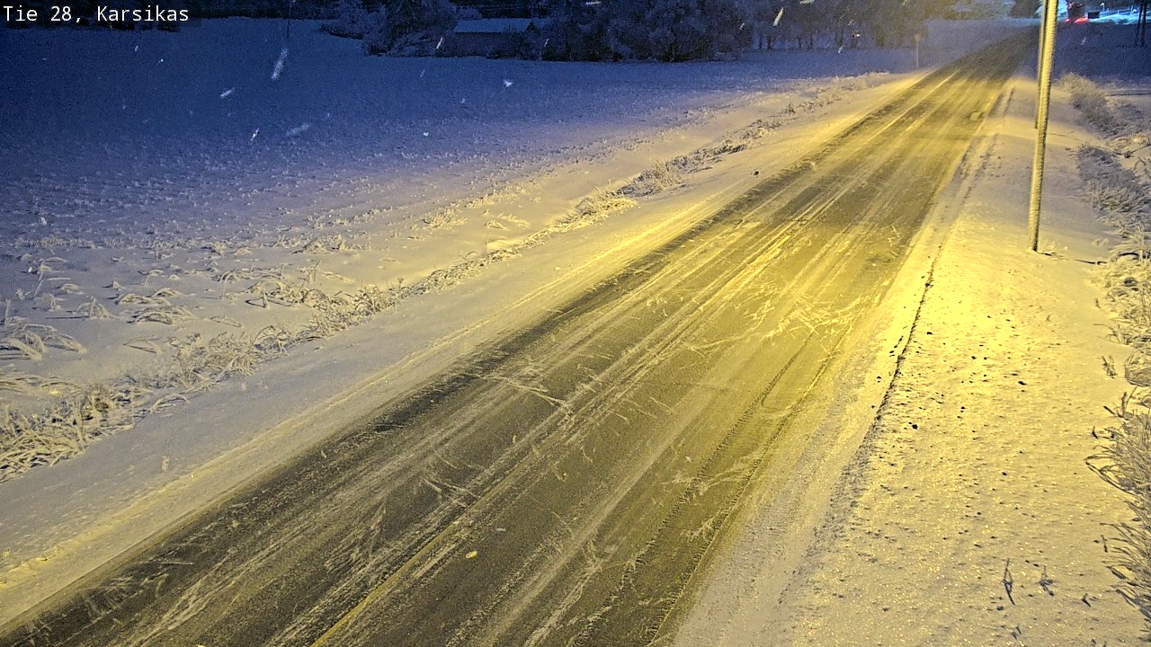 Kelikamerat Kuva Tie 28 Haapavesi, Karsikas, Haapavesi, Pohjois-Pohjanmaa
