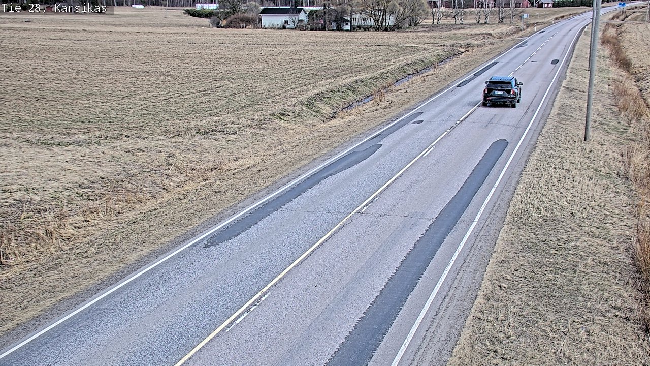 Weather Camera Image Väg 28 Haapavesi, Karsikas, Haapavesi, Pohjois-Pohjanmaa