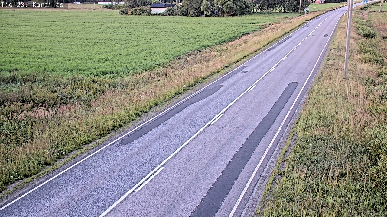 Kelikamerat Kuva Tie 28 Haapavesi, Karsikas, Haapavesi, Pohjois-Pohjanmaa