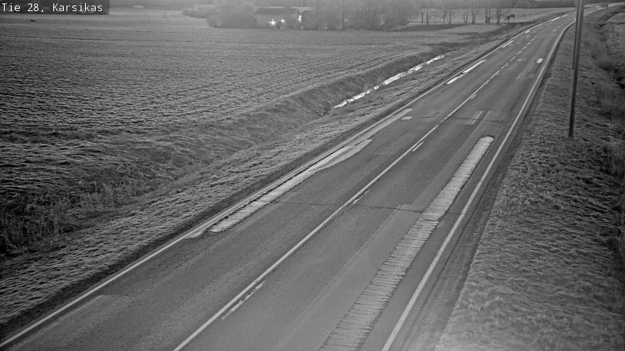 Weather Camera Image Väg 28 Haapavesi, Karsikas, Haapavesi, Pohjois-Pohjanmaa