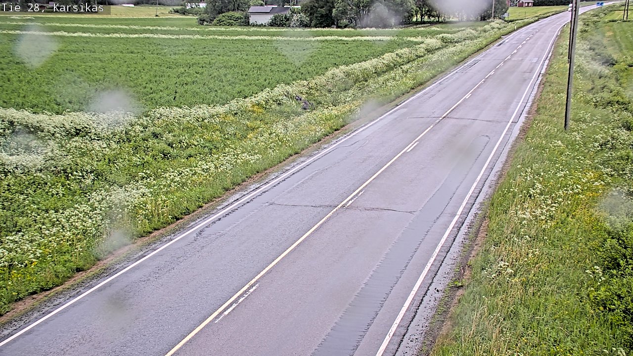 Weather Camera Image Road 28 Haapavesi, Karsikas, Haapavesi, Pohjois-Pohjanmaa