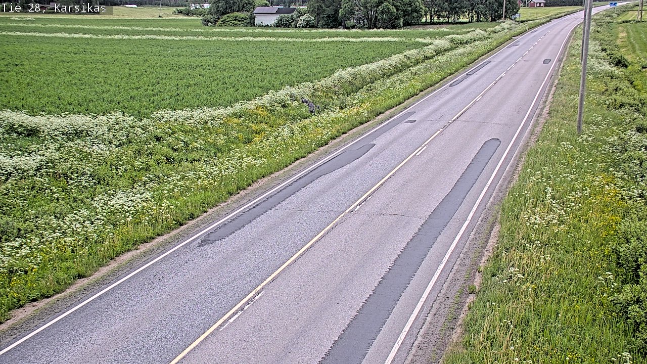 Kelikamerat Kuva Tie 28 Haapavesi, Karsikas, Haapavesi, Pohjois-Pohjanmaa