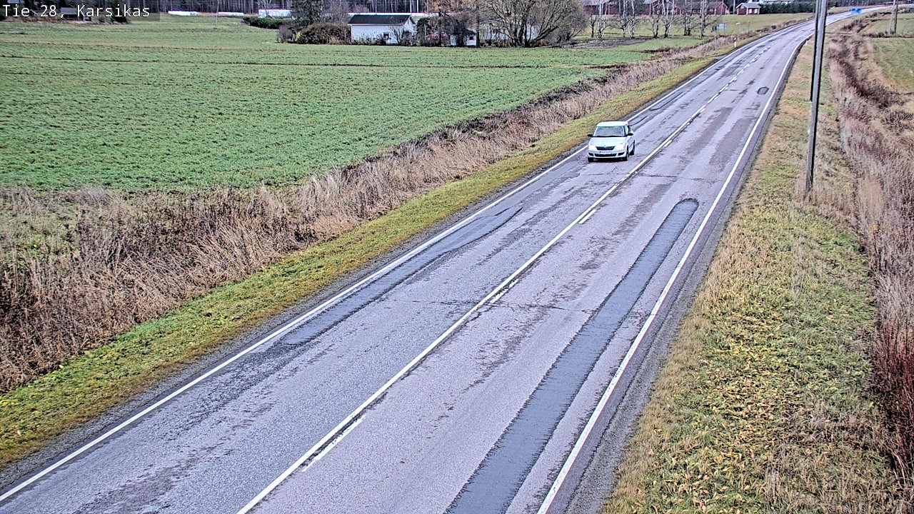 Kelikamerat Kuva Tie 28 Haapavesi, Karsikas, Haapavesi, Pohjois-Pohjanmaa