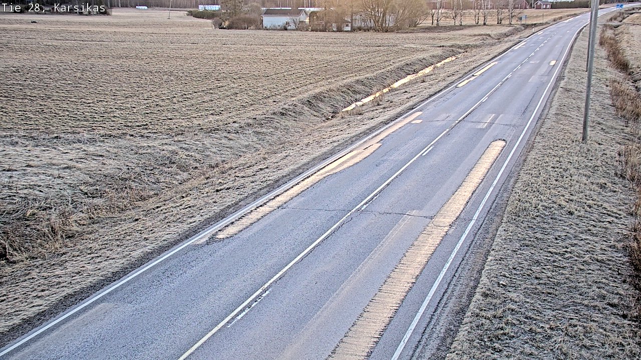 Weather Camera Image Väg 28 Haapavesi, Karsikas, Haapavesi, Pohjois-Pohjanmaa