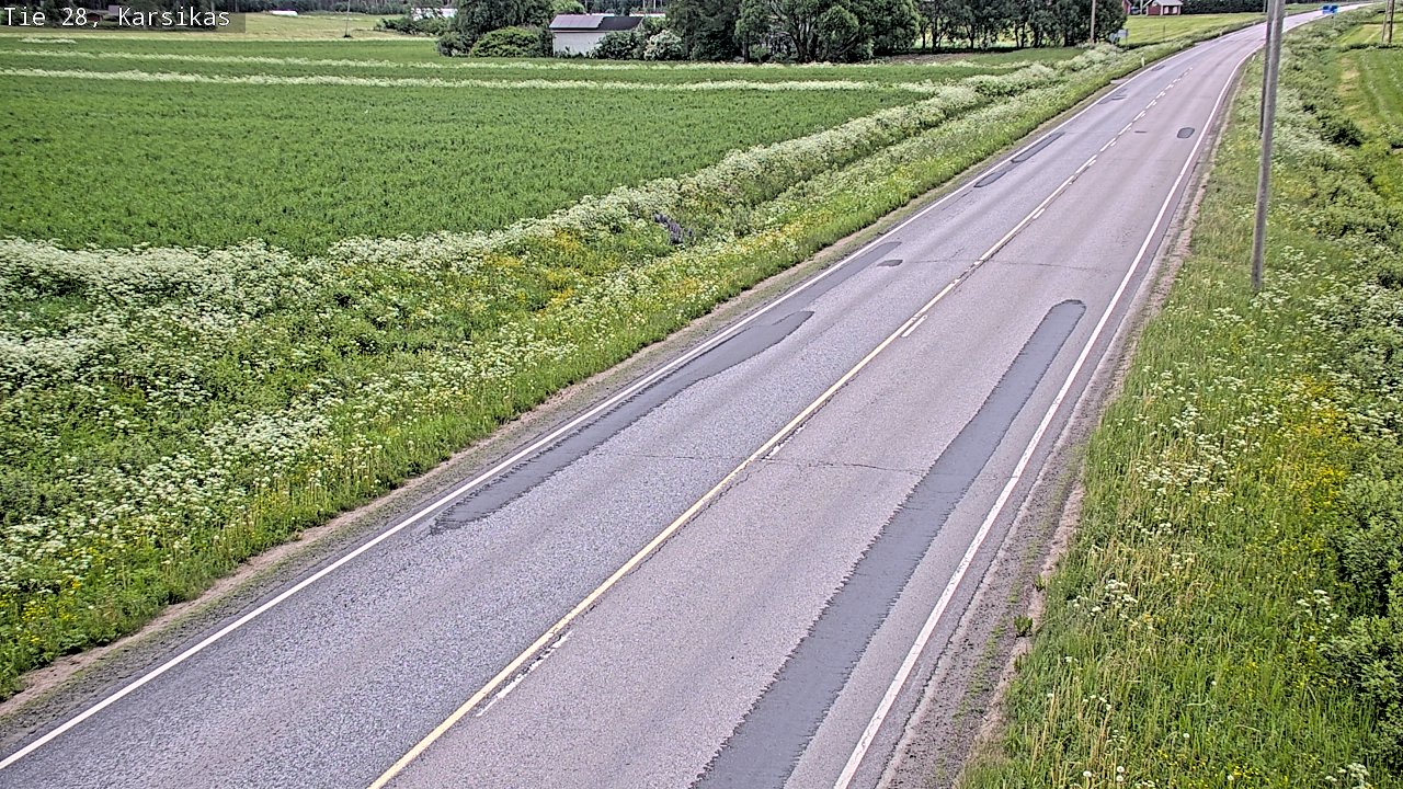 Kelikamerat Kuva Tie 28 Haapavesi, Karsikas, Haapavesi, Pohjois-Pohjanmaa