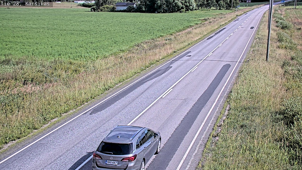 Kelikamerat Kuva Tie 28 Haapavesi, Karsikas, Haapavesi, Pohjois-Pohjanmaa