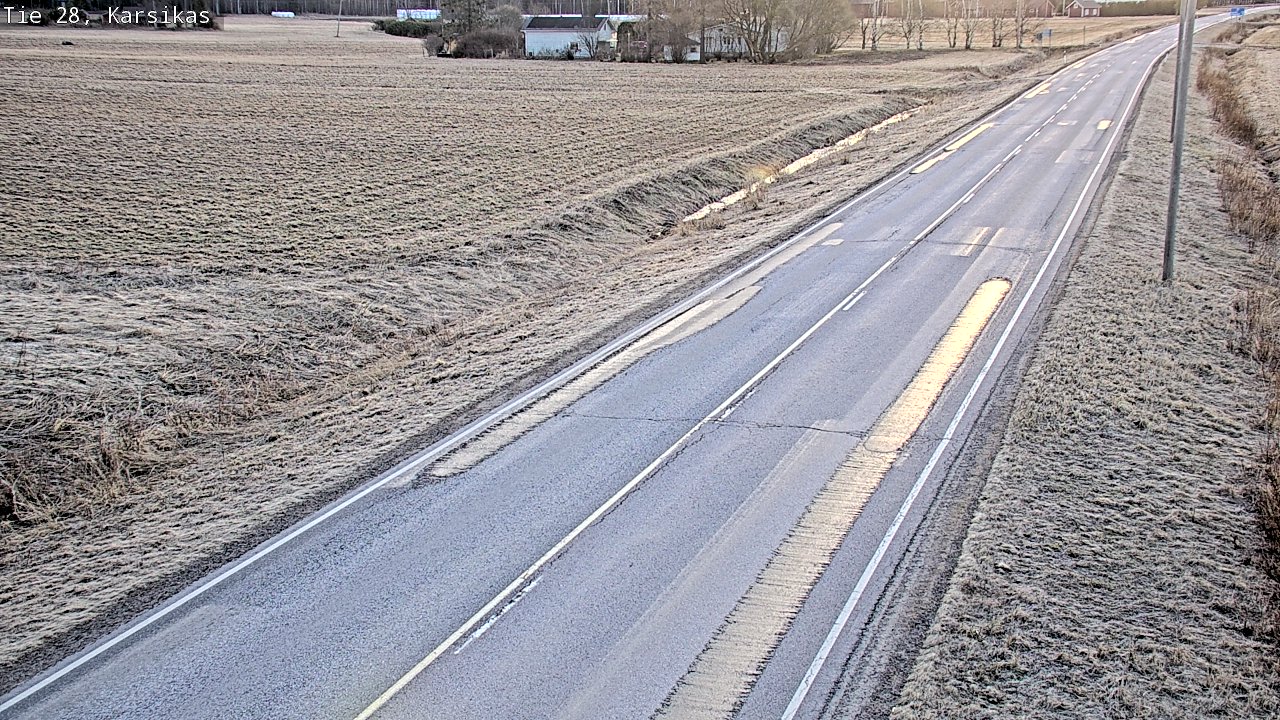 Weather Camera Image Väg 28 Haapavesi, Karsikas, Haapavesi, Pohjois-Pohjanmaa