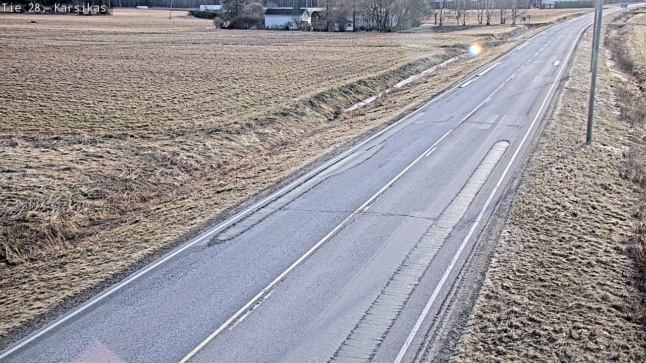 Weather Camera Image Väg 28 Haapavesi, Karsikas, Haapavesi, Pohjois-Pohjanmaa