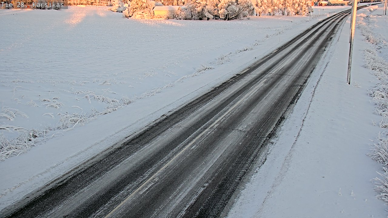 Weather Camera Image Väg 28 Haapavesi, Karsikas, Haapavesi, Pohjois-Pohjanmaa