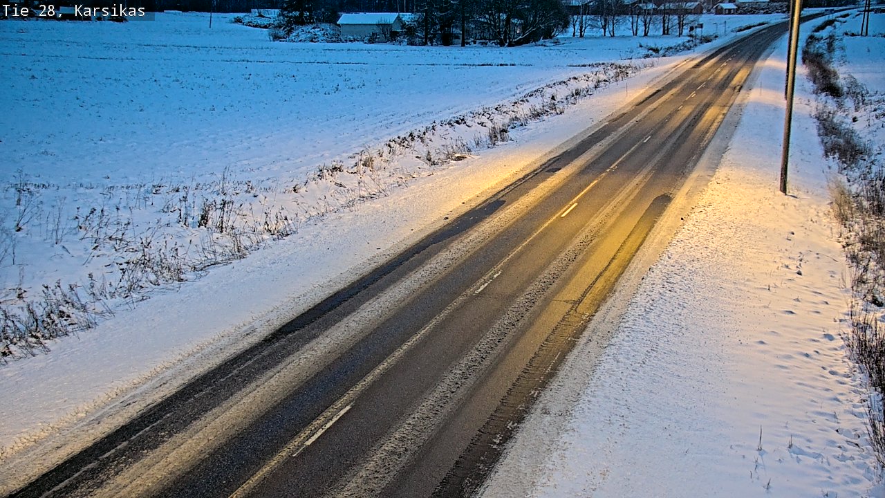 Weather Camera Image Road 28 Haapavesi, Karsikas, Haapavesi, Pohjois-Pohjanmaa