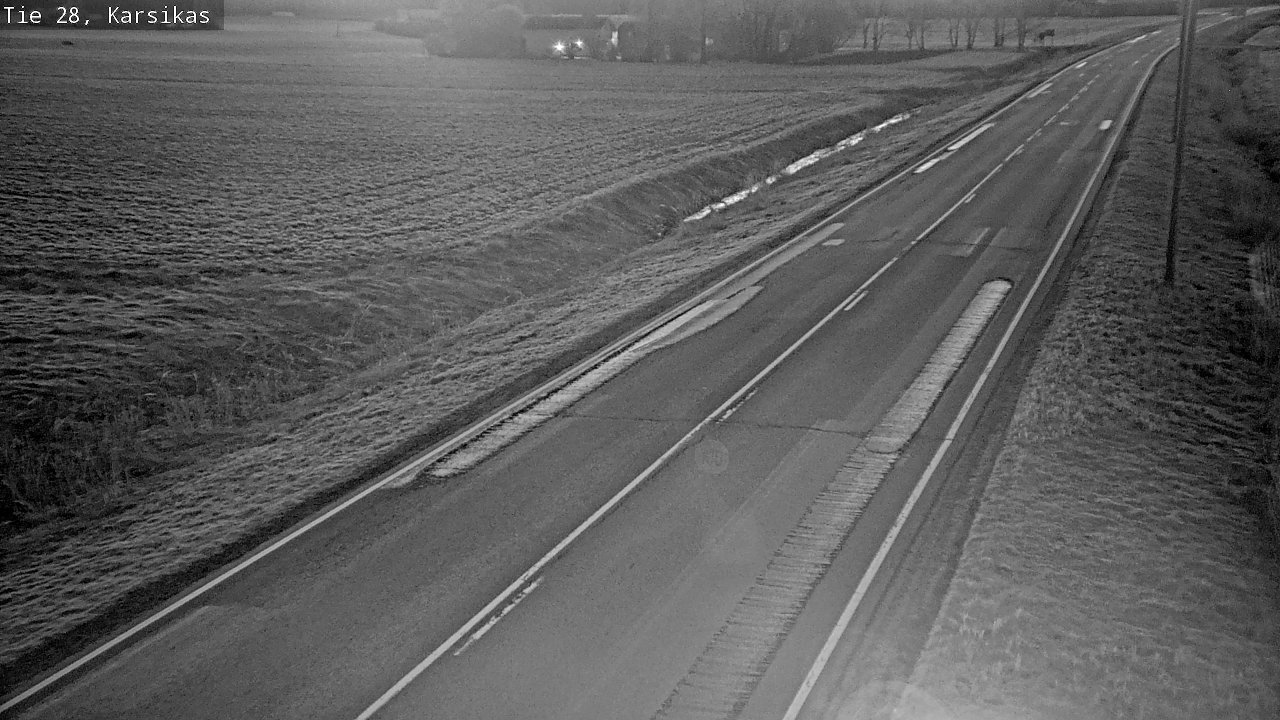 Weather Camera Image Väg 28 Haapavesi, Karsikas, Haapavesi, Pohjois-Pohjanmaa
