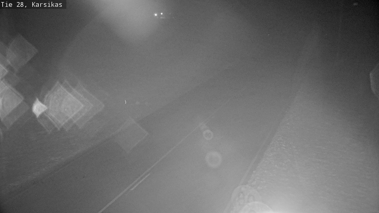 Weather Camera Image Road 28 Haapavesi, Karsikas, Haapavesi, Pohjois-Pohjanmaa
