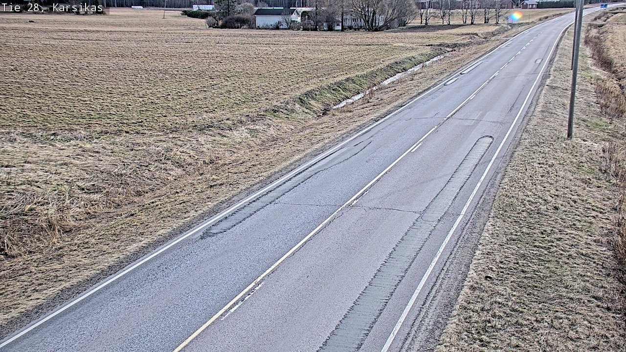 Weather Camera Image Road 28 Haapavesi, Karsikas, Haapavesi, Pohjois-Pohjanmaa