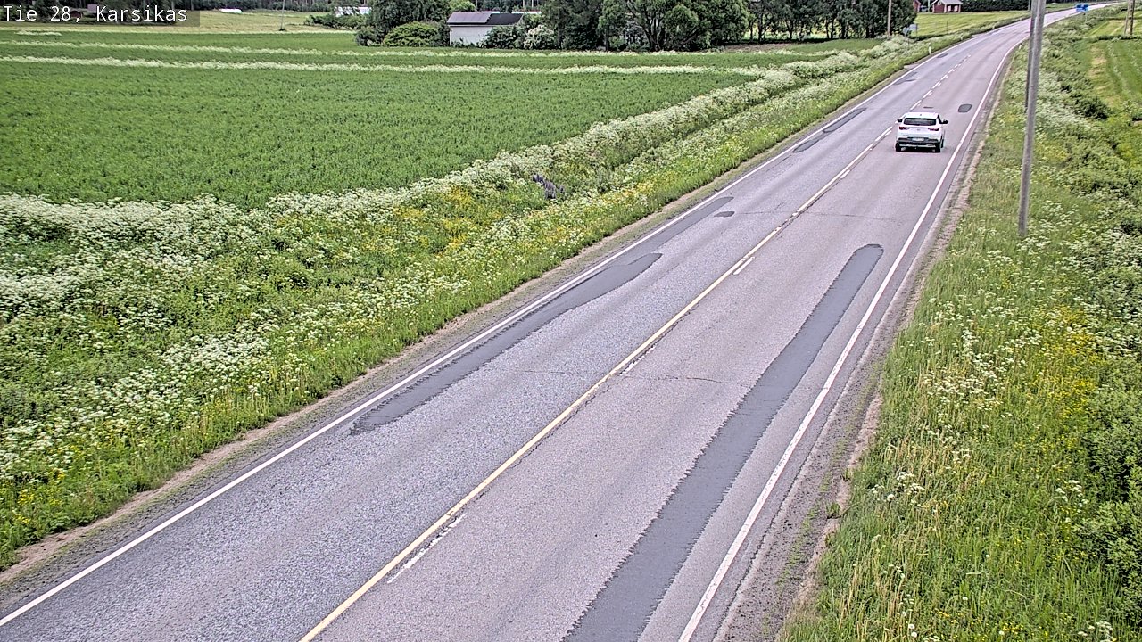 Kelikamerat Kuva Tie 28 Haapavesi, Karsikas, Haapavesi, Pohjois-Pohjanmaa