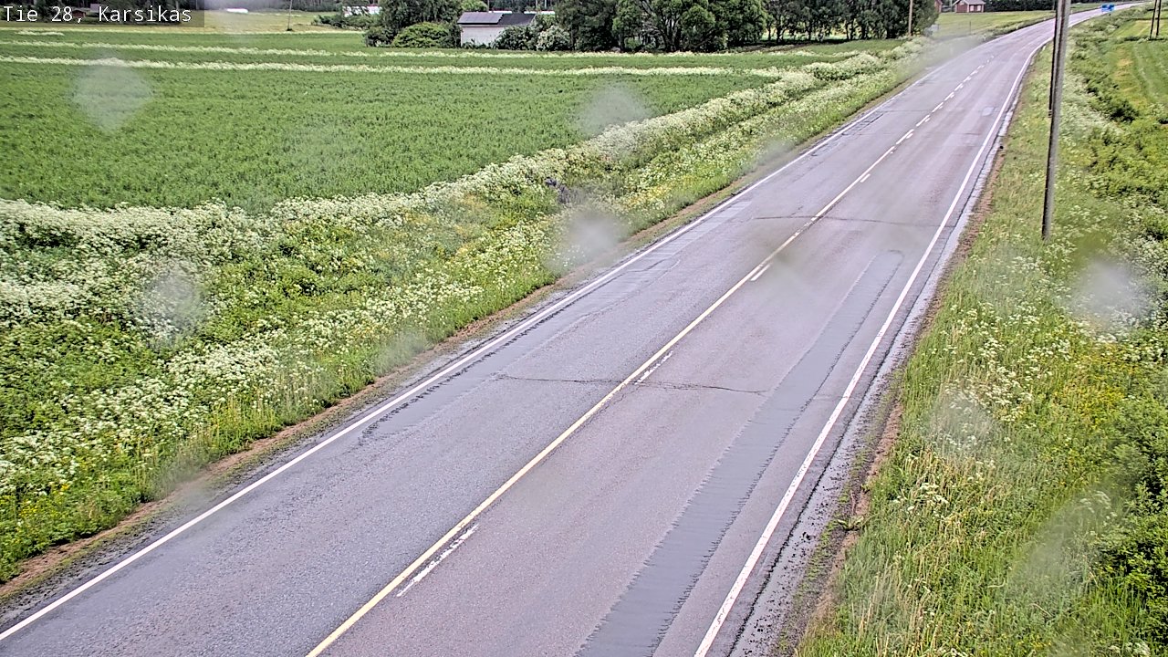 Kelikamerat Kuva Tie 28 Haapavesi, Karsikas, Haapavesi, Pohjois-Pohjanmaa