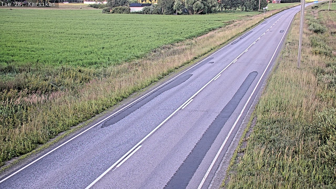 Kelikamerat Kuva Tie 28 Haapavesi, Karsikas, Haapavesi, Pohjois-Pohjanmaa