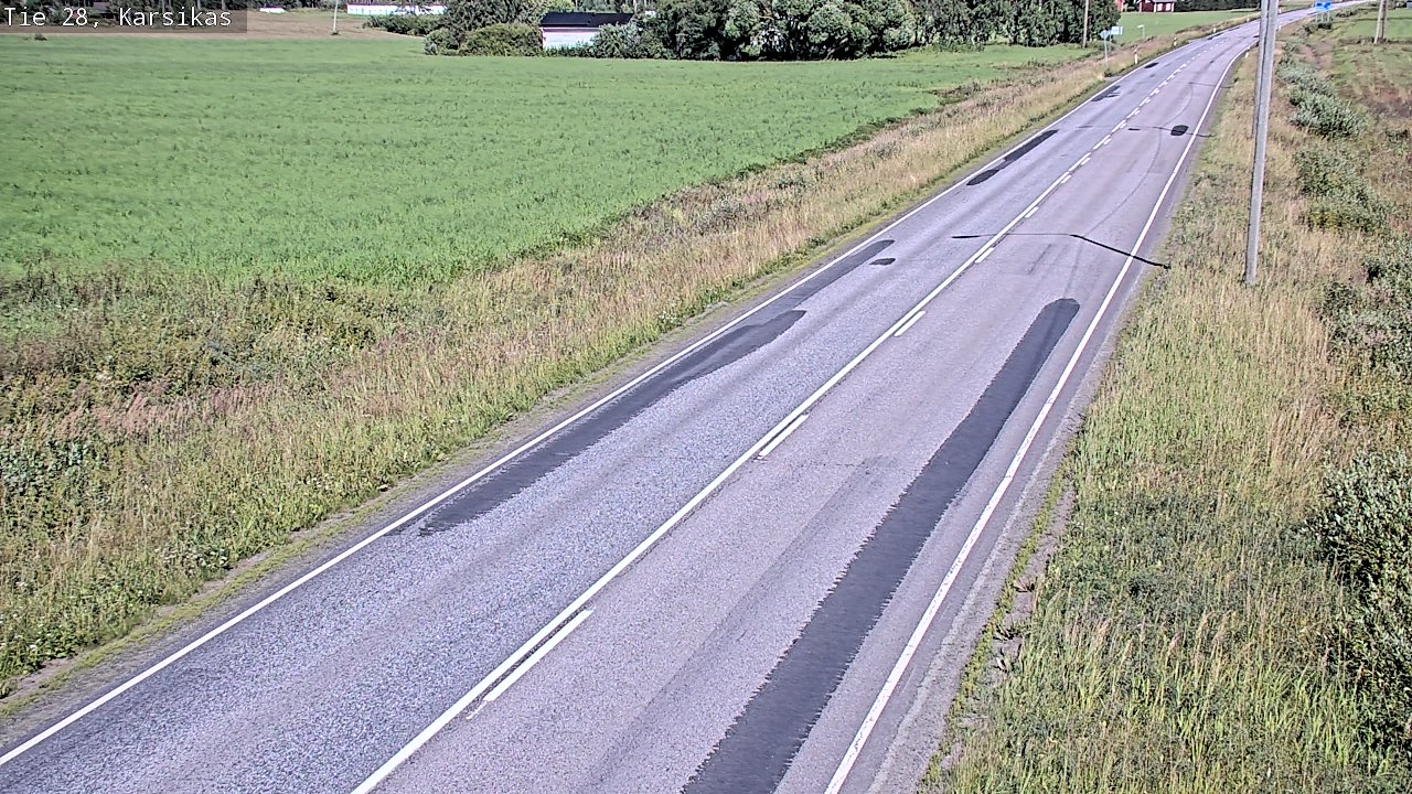 Kelikamerat Kuva Tie 28 Haapavesi, Karsikas, Haapavesi, Pohjois-Pohjanmaa